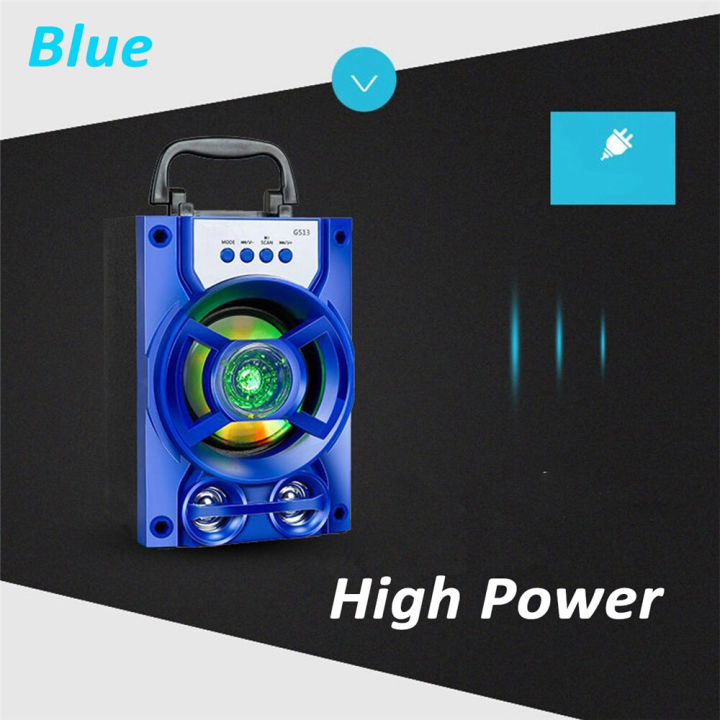 ลำโพง-bluetooth-ไร้สาย-ซับวูฟเฟอร์-รองรับไมโครโฟน-บลูทู-ธ-usb-การ์ด-tf-วิทยุ-ลำโพง-bluetooth-พกพา-ไฟ-led-สีสันสดใส-ลำโพงบลูทู-ธ-bluetooth-speaker-ลำโพงบลูทูธ