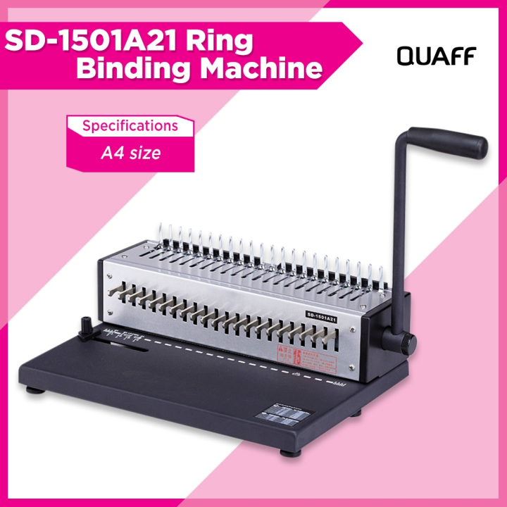 QUAFF Ring Binding Machine A4 SD1501A21 Binding Knife Lazada PH