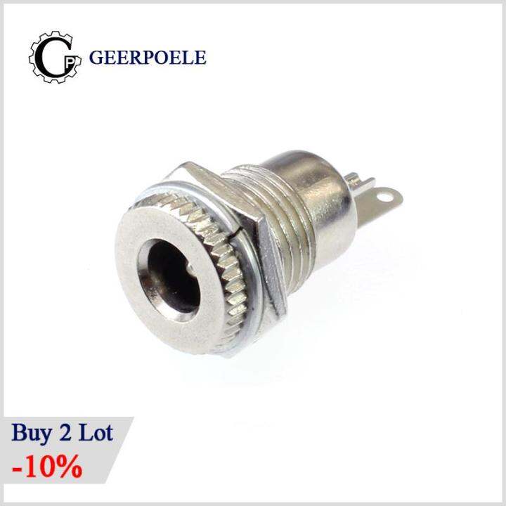 5pce-lot-dc099-5-5-mm-x-2-1mm-dc-power-jack-socket-female-panel-mount-connector-metal-dc-099-open-hole-11mm-5-5-2-1-5-5-2-5-wires-leads-adapters