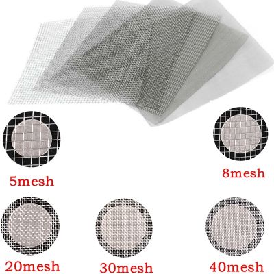 ♟☌❏ 1pcs Stainless steel Mesh15x30cm 5-40 mesh stainless steel micron filter Stainles Steel Screening Filter Sheet Woven Wire