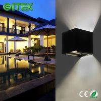 Waterproof Wall Light 10W 90-260V Porch Wall Lamp Adjustable Surface Mounted Light Up &amp; Down For Outdoor Corridor Lighting