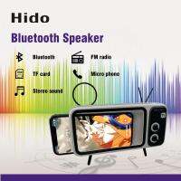 HIDO เครื่องเสียงบลูทูธ Wireless Bluetooth Speaker Retro Mini TV Style HD-05