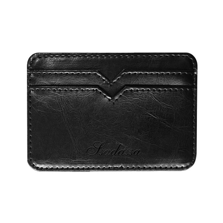 กระเป๋าผู้ชายกระเป๋าใส่เหรียญนามบัตรกระเป๋าสตางค์มายากลของผู้ชายหนัง-pu-แบบสร้างสรรค์จากร้าน-shenwin