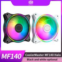 J76พัดลมคอมพิวเตอร์ส่วนบุคคลเย็น Master MF140 HALO Argh 14Cm RGB 5V/3PIN เคสคอมพิวเตอร์เงียบ PWM ซีพียูคูลเลอร์น้ำหล่อเย็น140Mm แทนที่พัดลม