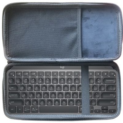 Newest Hard EVA Travel Carrying Bag Storage Case Cover for Logitech MX Keys Mini Wireless Bluetooth Keyboard