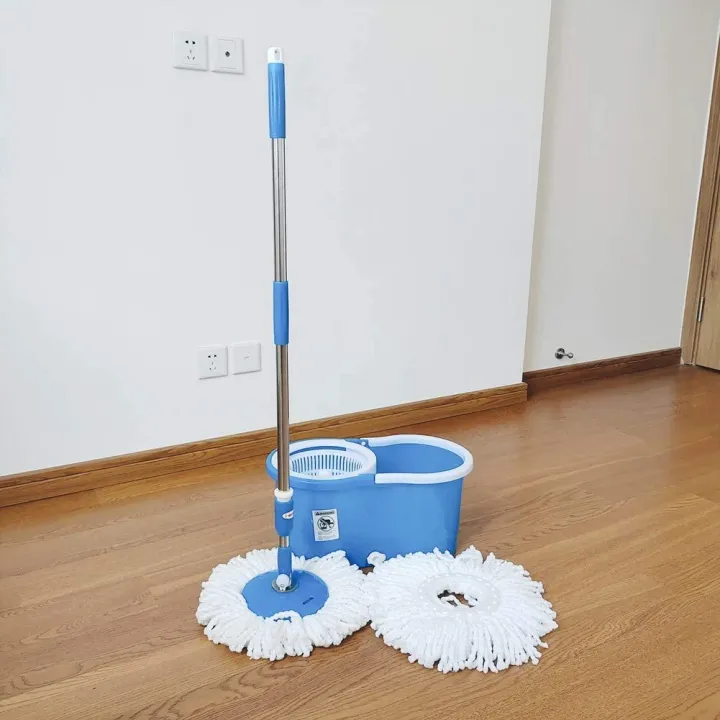 Bucket Mop 2.1 Gallons Clean 360° Microfiber Mop and Bucket Set with