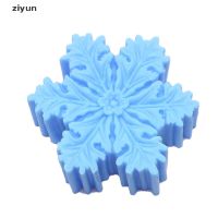 ziyun Christmas Silicone Snowflake Mold Candle Soap DIY Aromatpy Candle Mould .