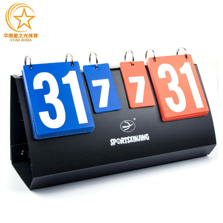 Six-digit basketball scoreboard flips three-digit badminton football ...