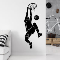 Basketball Sports Wall Decal Basketball Player Silhouette Wall Sticker Boys Room Decor Vinyl Basketball Wall Decor Decals 4339