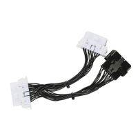 Newest OBD 2 Y Splitter Extension Cable OBD2 16PIN Male to Female ELM327 Electronic Wire Connector