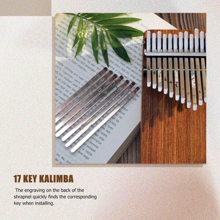 17-keys-kalimba-thumb-finger-piano-diy-keys-bridge-tuning-hammer-kit-musical-instrument-part-accessories