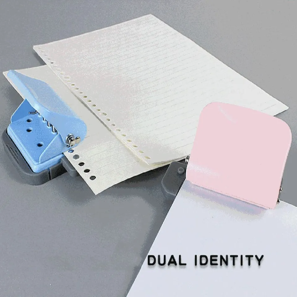 Mini Paper 6-Hole Puncher DIY A4 B5 A5 Loose Leaf Bind Hole Punch Mannual  Paper Cutter Machine Notebook Diary Binding Office