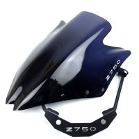 For Kawasaki Z750 Z750R Z 750 2007-2012 High Quality Smoke Clear Motorbike Windshield Windscreen 07 08 09 10 11 12