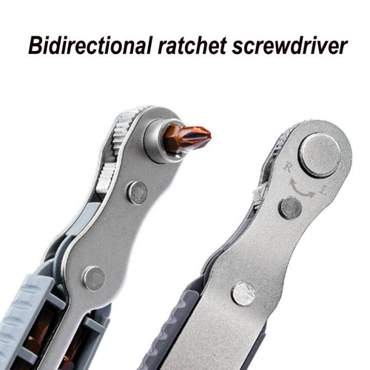 Multifunctional Household Right Angle Ratchet Screwdriver Set