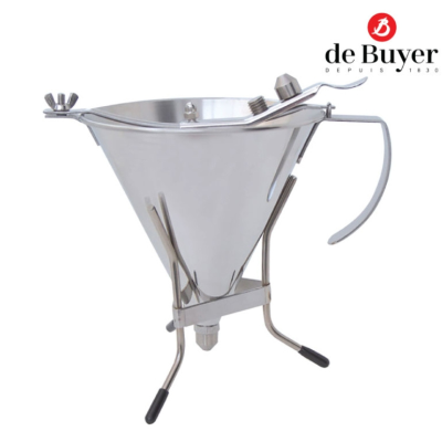 de Buyer 3354 Automatic Piston Funnel With stand / กรวย