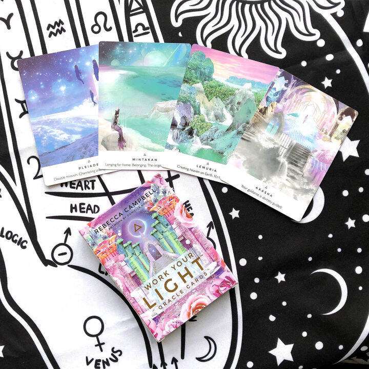 Work Your Light Oracle Cards light operation Oracle cards English