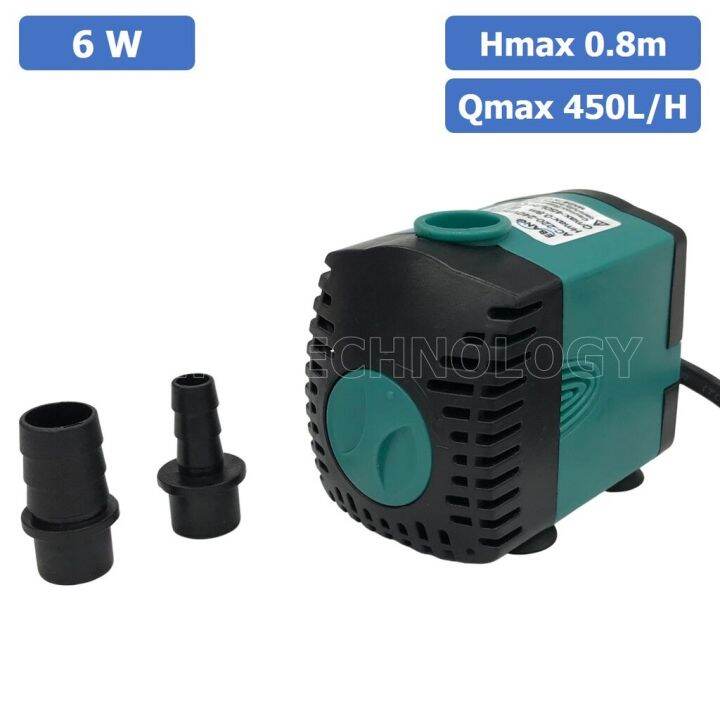 1ชิ้น-eb-302-ปั๊มน้ำ-ปั๊มแช่-พร้อมปลั๊กเสียบ-220vac-6w-water-pump-submersible-pump-ebang-hmax-0-8m-qmax-450l-h