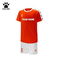 KELME Custom Kids Soccer Football Jerseys Team Uniforms Training Short sleeves Jerseys Shorts Survetement High Quality 3883033