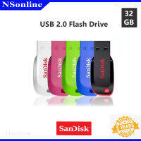 แฟลชไดร์ฟ 32GB USB 2.0 SanDisk ของแท้ 100% (ประกันศูนย์ 5 ปี)