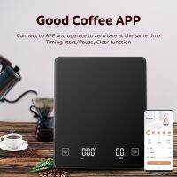 Hot New Smart Digital Electronic Coffee Scale Precision Built-in Auto Timer Portable Household Food Kitchen Scales Free Shipping Luggage Scales