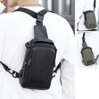 Nylon Men Backpack Rucksack Knapsack USB Charging Port Male Military Sling Messenger Crossbody Chest Pack Bag Daypack