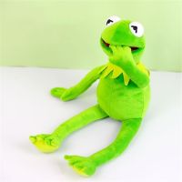 40ซม. ตุ๊กตาผ้า Kermit ตุ๊กตากบถนนงากบ Kermit สำหรับการแสดง Mup Shush Hari Lahir Krismas Plush Boneka Boneka untuk Kanak-Kanak