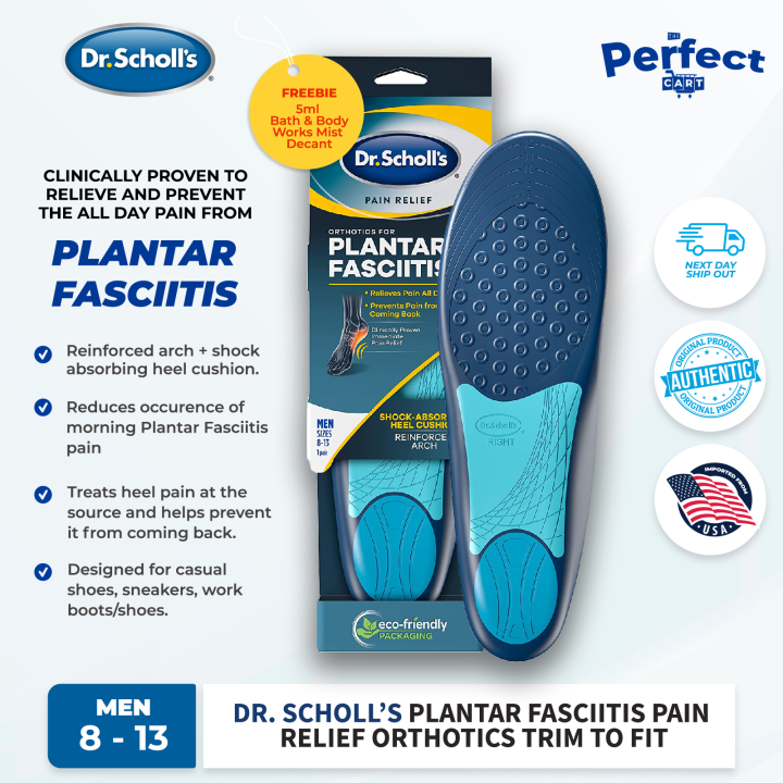 Doctor scholl clearance plantar fasciitis insoles