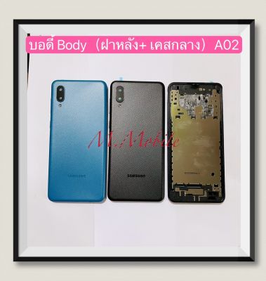 บอดี้ Body（ฝาหลัง+ เคสกลาง）Samsung Galaxy A02