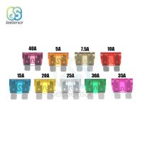 【YF】 10pcs Medium Size Blade Fuse Zinc Alloy and Plastic Material 5A 7.5A 10A 15A 20A 25A 30A 35A 40A For Auto Car Truck