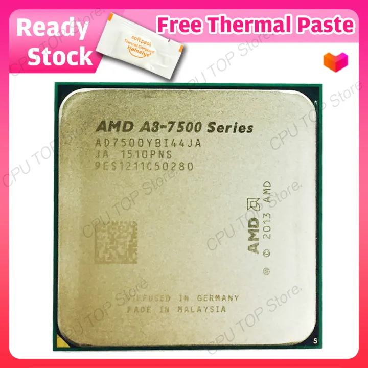 AMD A8-Series A8-7500 A8 7500 AD7500YBI44JA Quad Core 3.0GHZ Socket FM2 ...