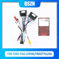 QSZN อะแดปเตอร์ FD-SS-05A สำหรับกล่อง Canbus วิทยุติดรถยนต์สำหรับ Ford Focs/kuga/aspire/ka บังเหียนมีสายสายไฟสายไฟแอนดรอยด์