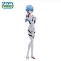 SEGA SPM EVA EVANGELION ชุดต่อสู้แบบภาพอนิเมะขนาด21ซม. ชุดอายะนะมิเรอิโมเดลฟิกเกอร์สะสมต่อสู้