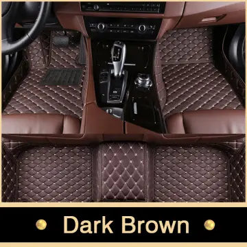 Shop Brown Diamond Car Floor Mat Online