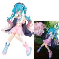 ฟิกเกอร์อะนิเมะ Miku Vocaloid Hatsune ชอบกะลาสีเรือตุ๊กตาขยับแขนขาได้บะหมี่ทำมือที่วางของจำลองชุดอุปกรณ์ต่อพ่วงของขวัญเด็กๆ