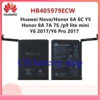 แบตเตอรี่แท้ Huawei Nova Enjoy 6S Honor 6A 6C Y5 8A 7A 7S 2017 P9 Lite Mini HB405979ECW 3020MAh