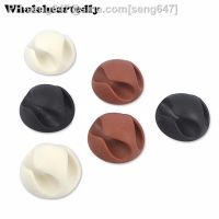 10pcs Silicone Cable Clip Cable Winder Earphone Cable Organizer Wire Storage Charger Cable Holder MP3 MP4 Mouse keyboard line