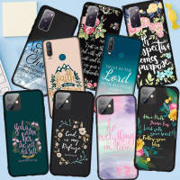 Phone ปก เคสโทรศัพท์ หรับ Xiaomi Redmi Note 9 10 11 8 Pro 9A 9S 9T 9C 6A 7A 10S 10A 10C 11S A C T Note9 Note10 Note8 9Pro 10Pro Mi Poco X3 Pro NFC GT ซิลิโคน Coque P183 JA26 Bible verse Philippians Jesus Christian อ่อนนุ่ม Casing PocoX3