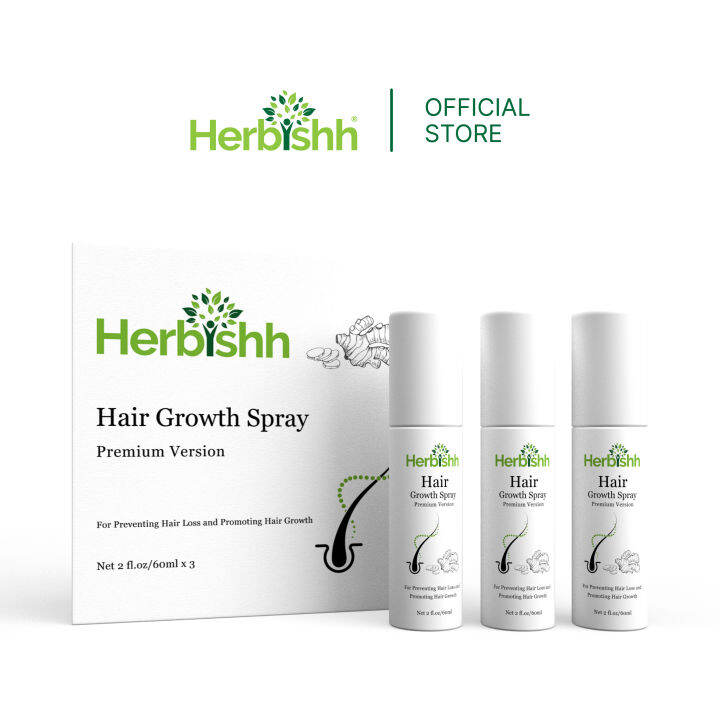 Herbishh Hair Thickening Ginger Oil Spray Vitalizer Lazada Ph