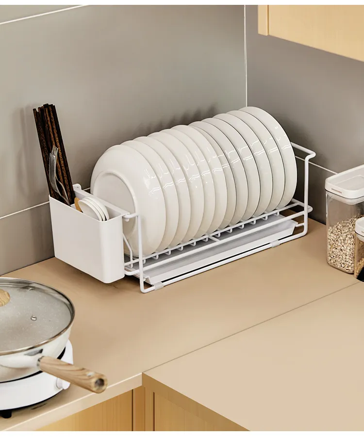  AKALOL Large Dish Drying Rack with Mat,Dish Rack for