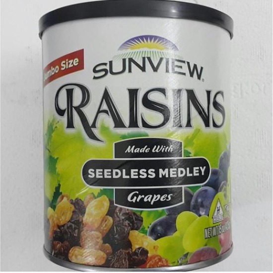 Combo 2 hủ nho khô sunview raisins mỹ 425gr - date t12 2022 - ảnh sản phẩm 5