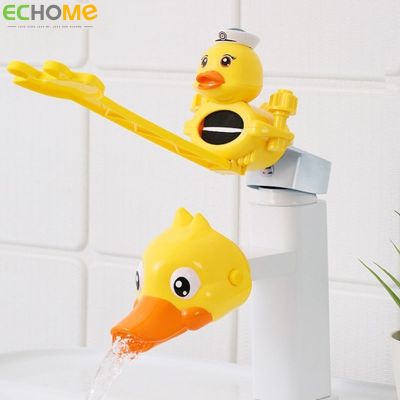 Bathroom Cartoon Faucet Extender Childrens Hand Washing and Splashproof Sink Silicone Faucet Extender Household Accessories