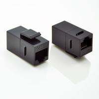 ตัวต่ออะแดปเตอร์ตัวเมียแบบอินไลน์ Cat.5e Rj45-อะแดปเตอร์ที่ไม่หุ้มฉนวนสำหรับแผงสายไฟเปล่า