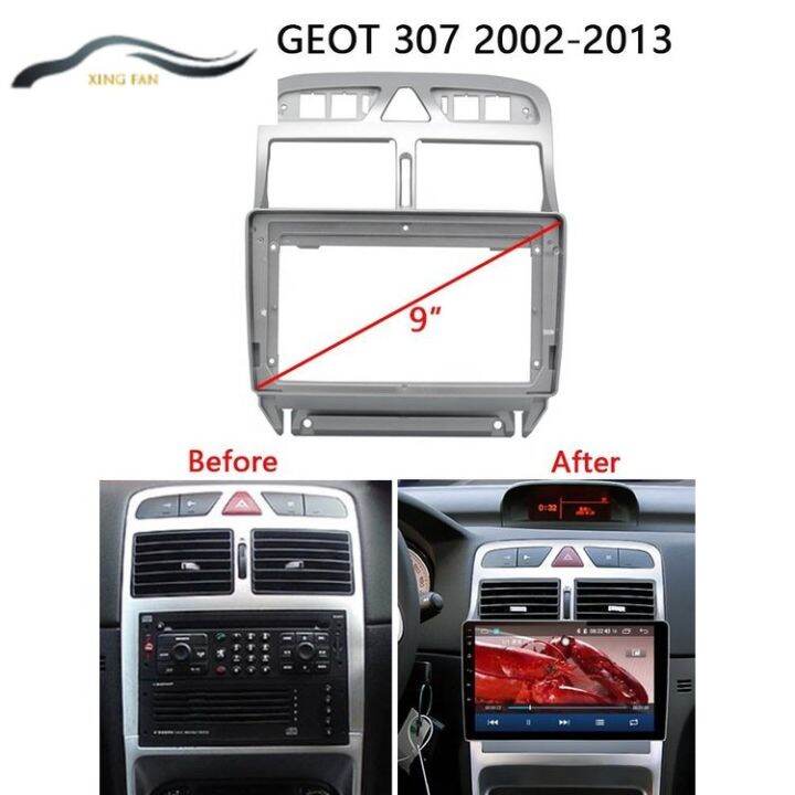 XINFAN 2 Din Android Head Unit Car Radio Frame Kit For CITROEN C2 C3