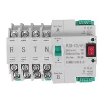 MCB Type Dual Power Automatic Transfer Switch 4P 100A ATS Circuit Breaker Electrical Switch Electrical Circuitry Parts