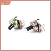 ? TOOL 2pcs Type 161 Semi-Circular SHAFT 50K B503 Potentiometer 6Pin Power Amplifier Tuning Potentiometer SWITCH