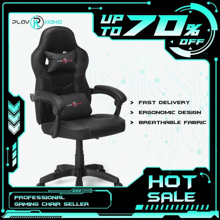PLAY HAHA.Ergonomic Racing Gaming Chair Office Desk Chair Adjustable ...