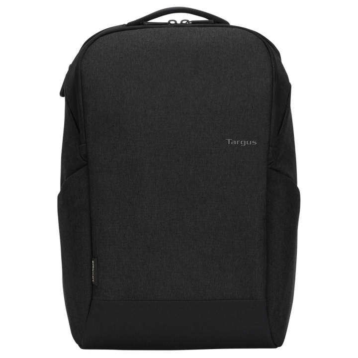 targus-tbb584gl-15-6-cypress-ecosmart-slim-backpack-black-กระเป๋าเป้-ผลิตจากขวดน้ำพลาสติก-ของแท้-รับประกันศูนย์-limited-lifetime