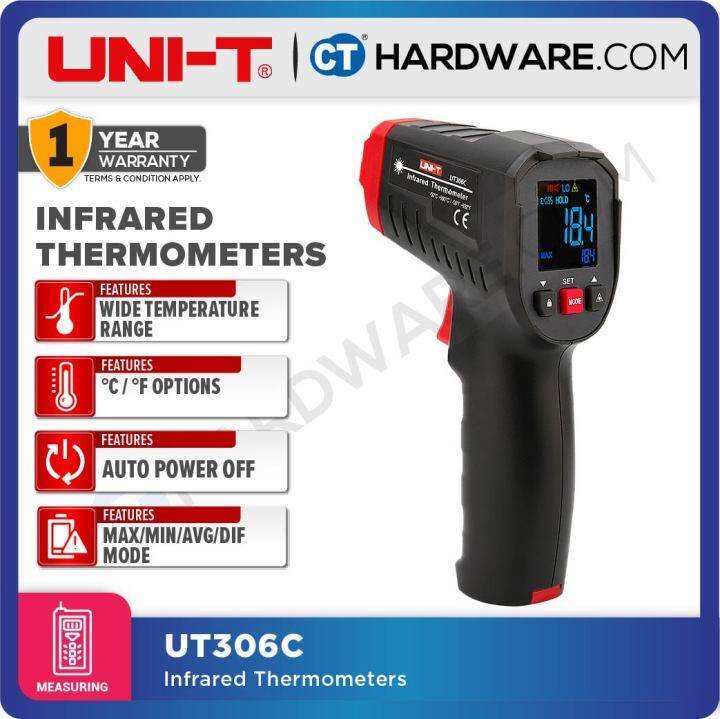 uni-t digital thermal meter ut306c non-contact