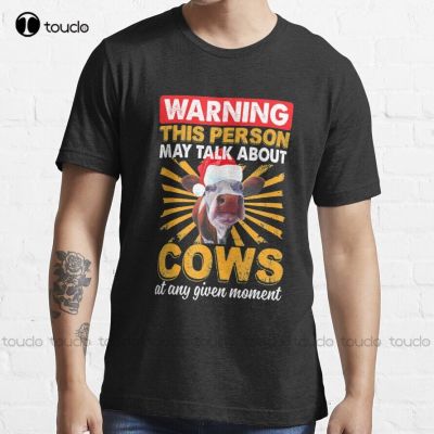 Cows At Any Moment Trending T-Shirt Shirts For Men Short Sleeve Custom Gift&nbsp;Breathable Cotton&nbsp;Fashion Tshirt Summer&nbsp; Xs-5Xl Tee