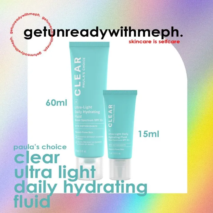 Paula's Choice [From USA] Clear UltraLight Daily Hydrating Fluid SPF 30+ Lazada PH